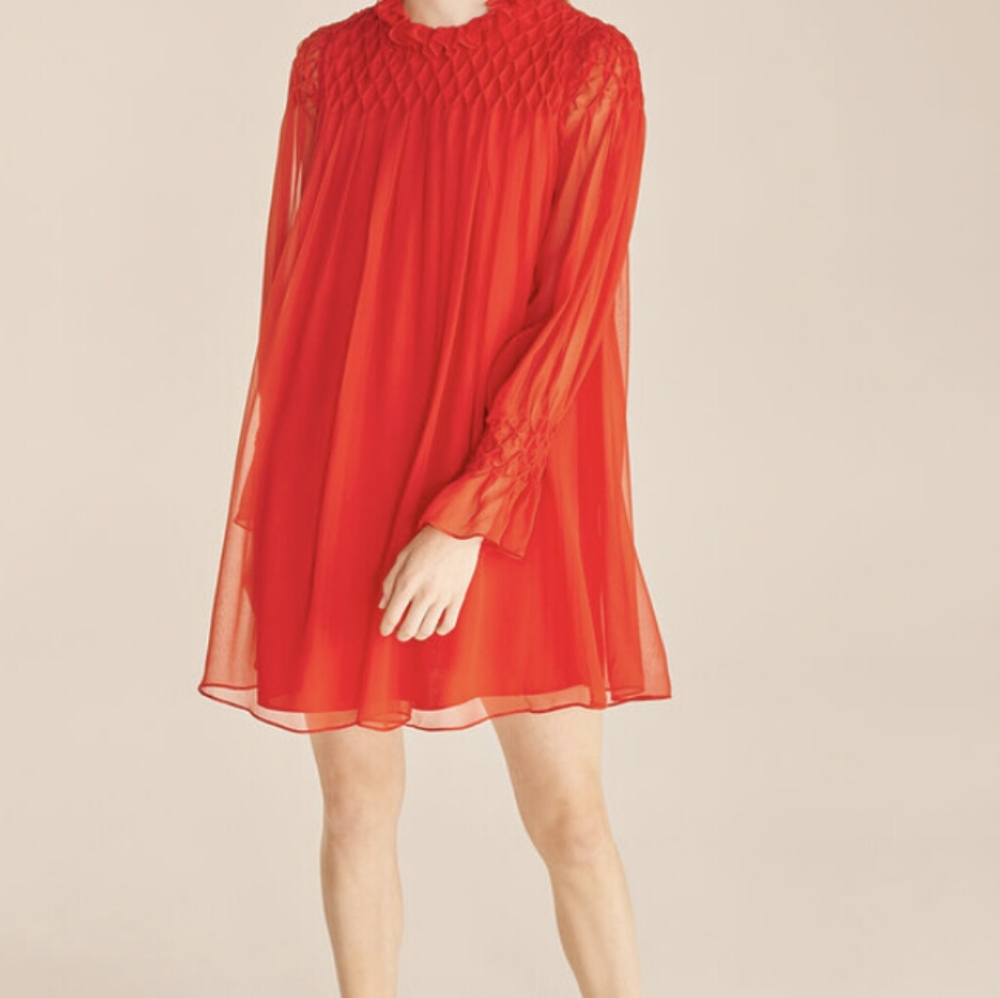 Rebecca Taylor Mock Neck Dress - Picture 1 of 4